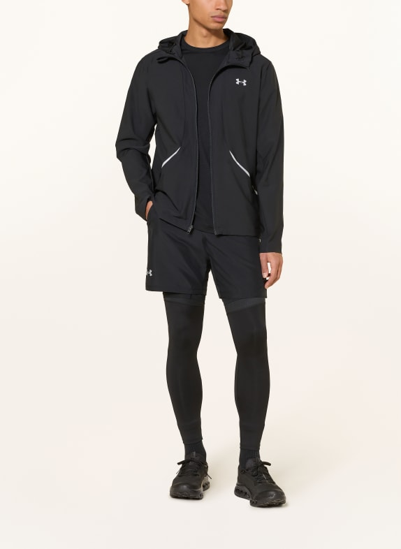 UNDER ARMOUR Functionele jas UA UNSTOPPABLE ZWART / ZILVER