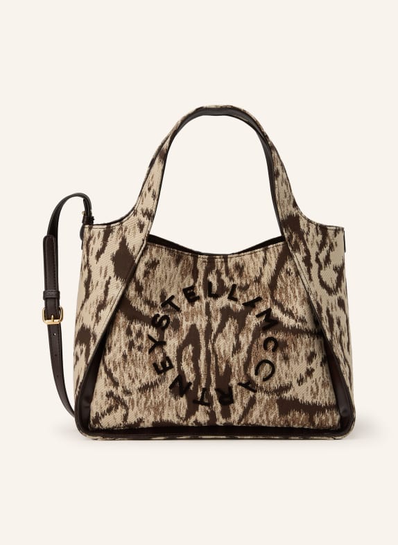 STELLA McCARTNEY Umhängetasche mit herausnehmbarer Pouch DUNKELBRAUN / BRAUN / BEIGE