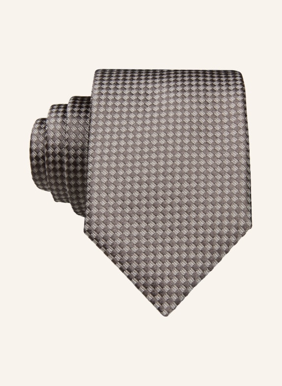 HUGO necktie DARK GRAY / GRAY
