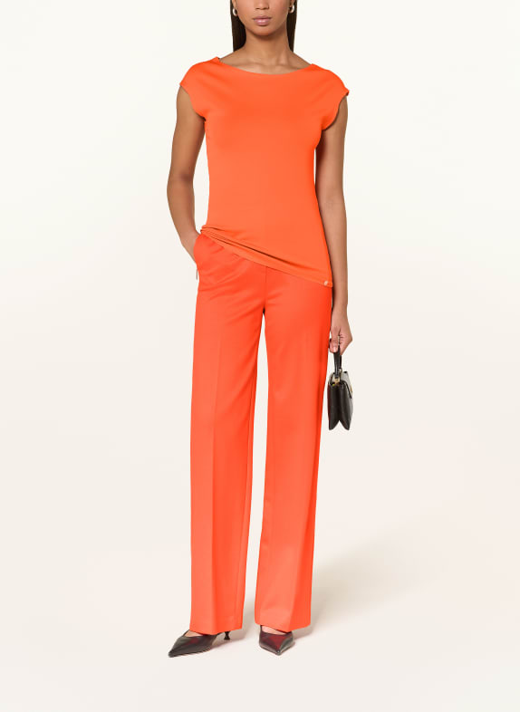 MARC CAIN T-shirt med 3/4-ærmer 223 bright tomato