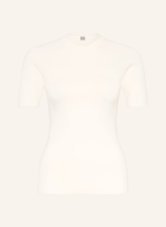 TOTEME koszulka z dzianiny KREMOWY