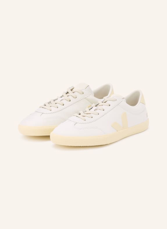 VEJA Sneaker VOLLEY SIGNATURE WEISS / GOLD / HELLGELB