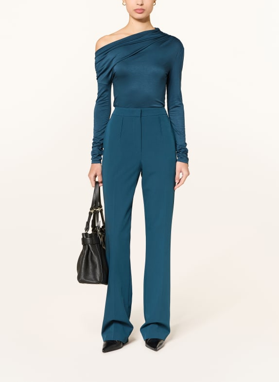 PATRIZIA PEPE One-shoulder shirt MAGLIA DONKERBLAUW