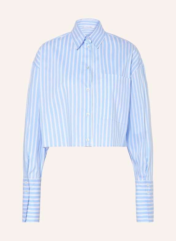 PATRIZIA PEPE Hemdbluse HELLBLAU / WEISS