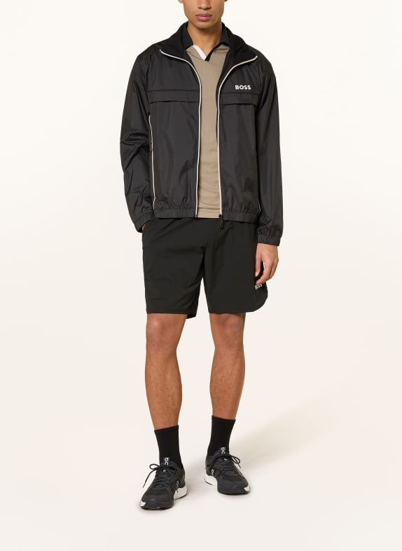 BOSS Tennisshorts TOC ZWART