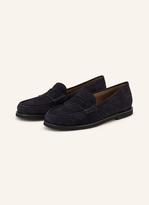 Gianvito Rossi Penny-Loafer DUNKELBLAU