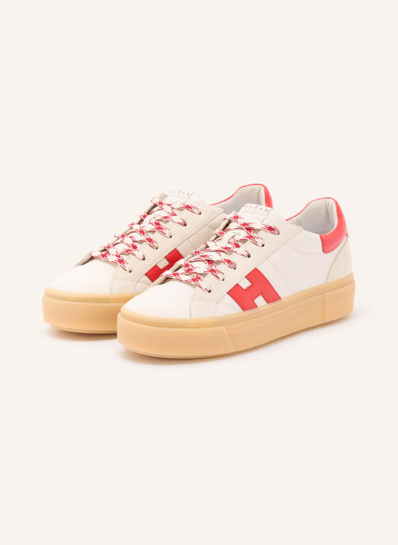 HOGAN Sneaker H705 ECRU / ROT
