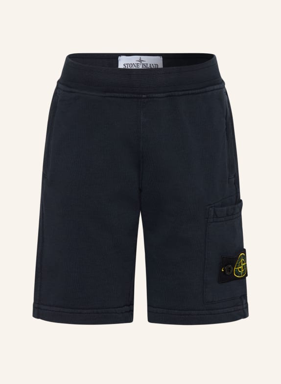 STONE ISLAND JUNIOR Sweatshorts DUNKELBLAU