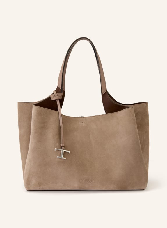 TOD'S Kabelka SMALL SVĚTLE HNĚDÁ