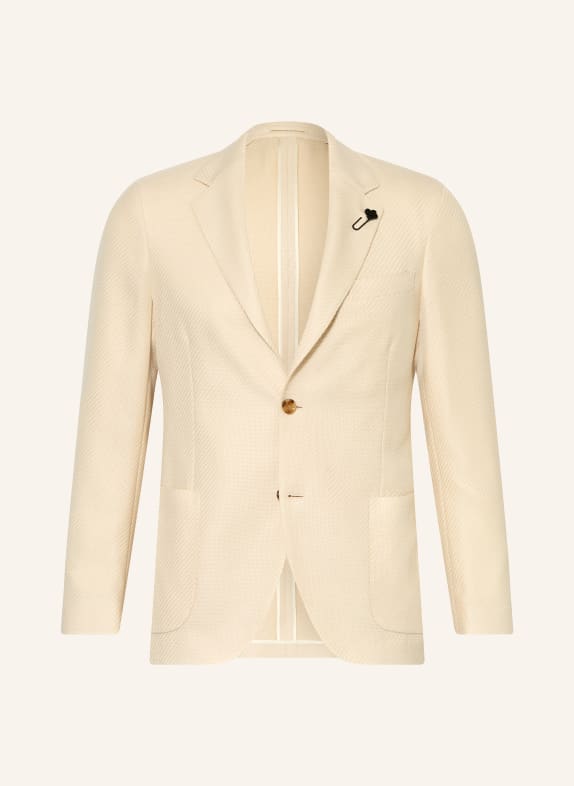 LARDINI Marynarka Extra Slim Fit BEŻOWY