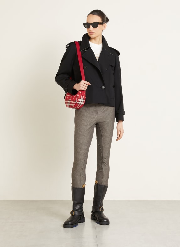 BURBERRY Trench-Jacke HALTYE SCHWARZ