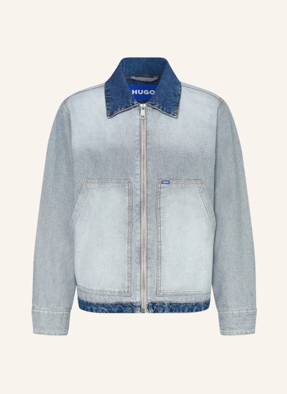 HUGO Jeansjacke TALIAN 459 LIGHT/PASTEL BLUE