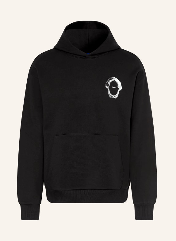 HUGO Hoodie NOUTILEX SCHWARZ