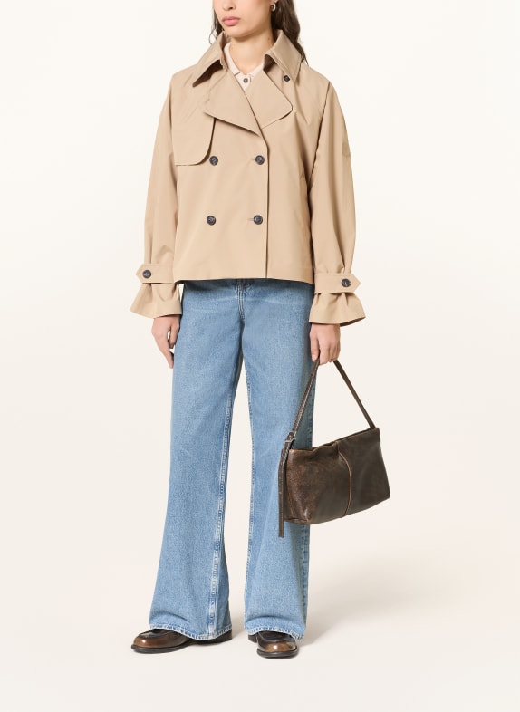SAVE THE DUCK Trench-Jacke GARBO CAMEL