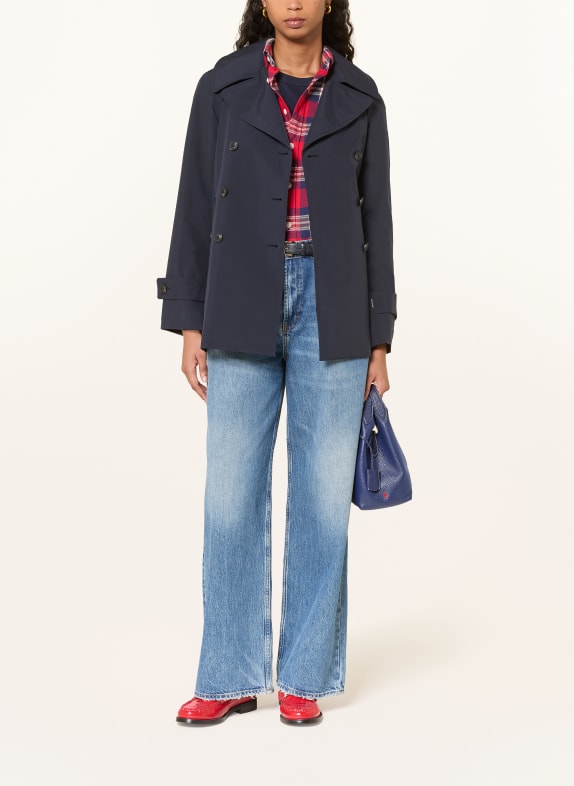 SAVE THE DUCK Trenchová bunda SOFI TMAVĚ MODRÁ