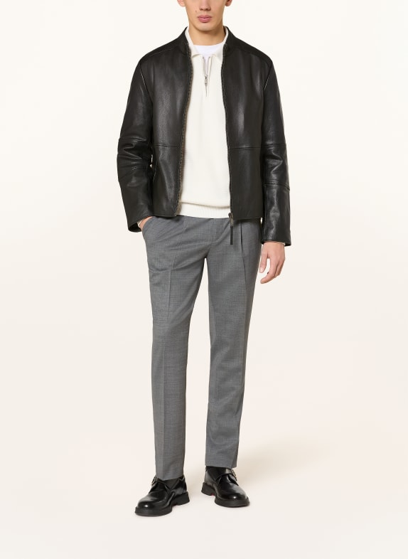 HUGO Broek GETLIN in joggingstijl Slim Fit GRIJS