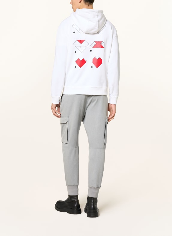 HUGO Hoodie DALENTINOS WIT