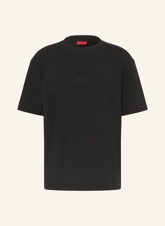 HUGO T-Shirt DAFFL SCHWARZ