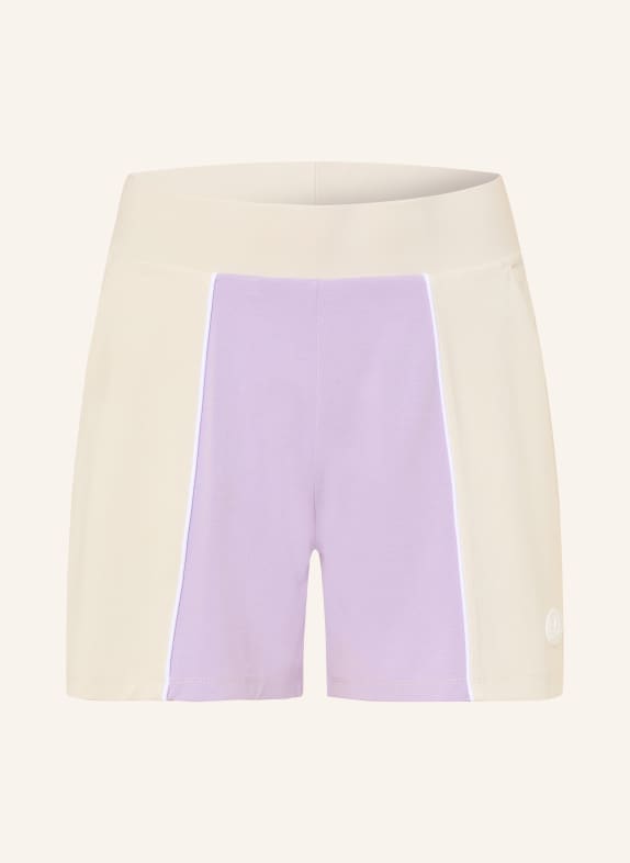 EA7 EMPORIO ARMANI Tennisshorts SPORTING CLUB BEIGE / HELLLILA