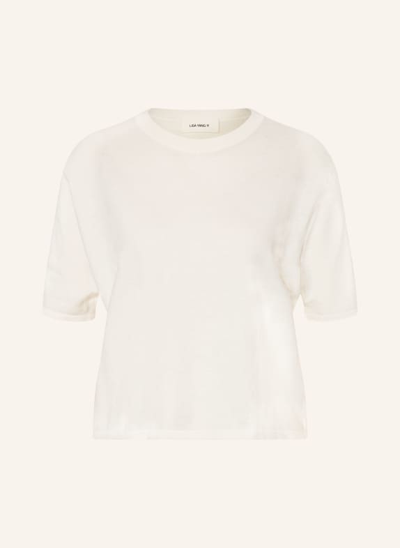 LISA YANG Strickshirt mit Cashmere CREME
