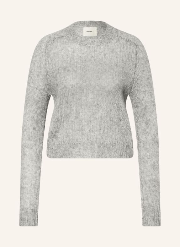 LISA YANG Sweter z kaszmiru SZARY