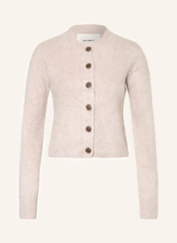 LISA YANG Strickjacke aus Cashmere BEIGE