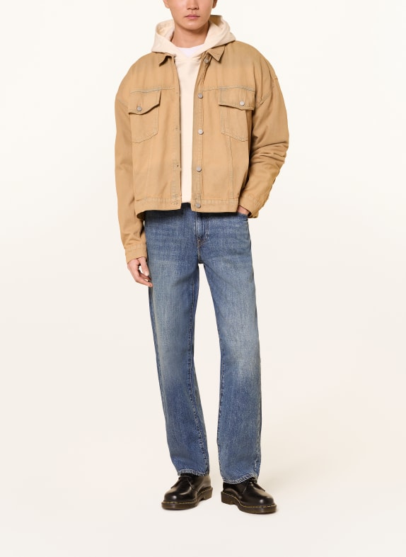 Levi's® Jeans 568 Loose Straight Fit 40 Dark Indigo - Worn In