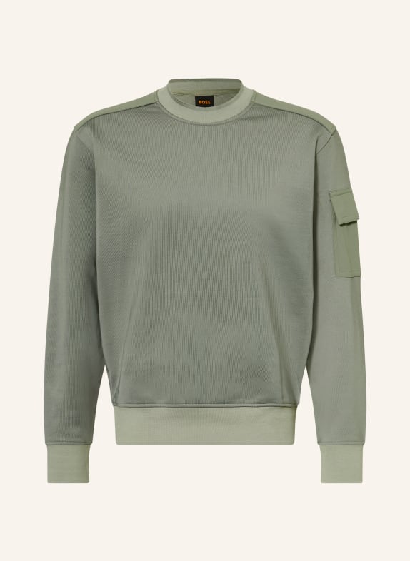 BOSS Bluza FUNCTIONAL ZIELONY