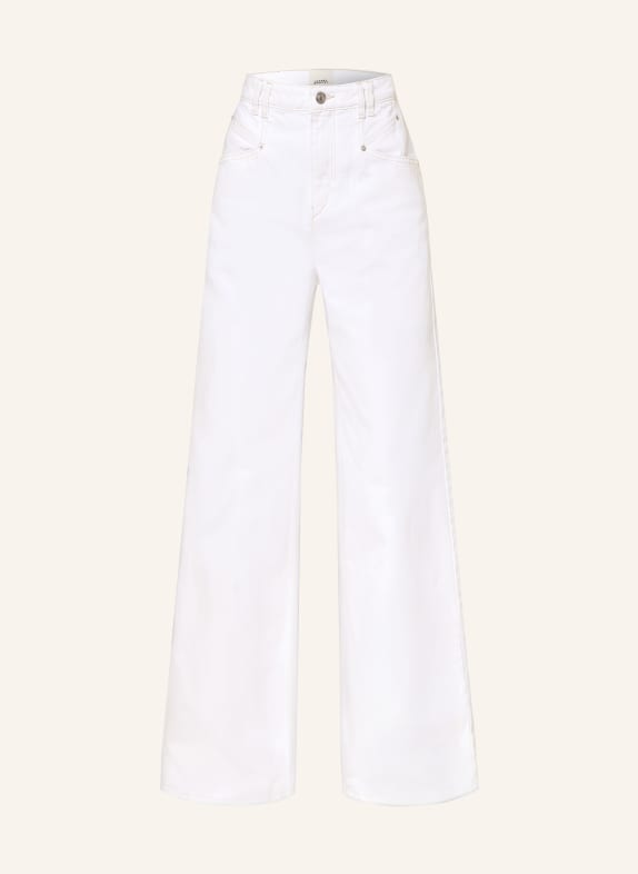 MARANT ÉTOILE Wide Leg Jeans LEMONY 20WH white