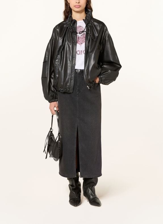 MARANT ÉTOILE Jeansrok FAHARIA DONKERGRIJS