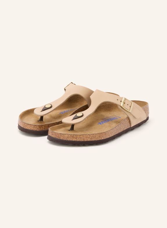 BIRKENSTOCK Zehentrenner GIZEH HELLBRAUN