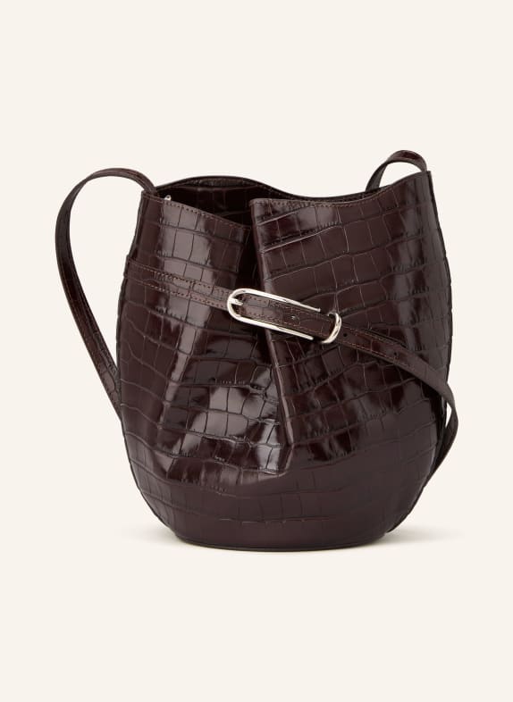 LIFFNER torba z kieszenią CIEMNOBRĄZOWY