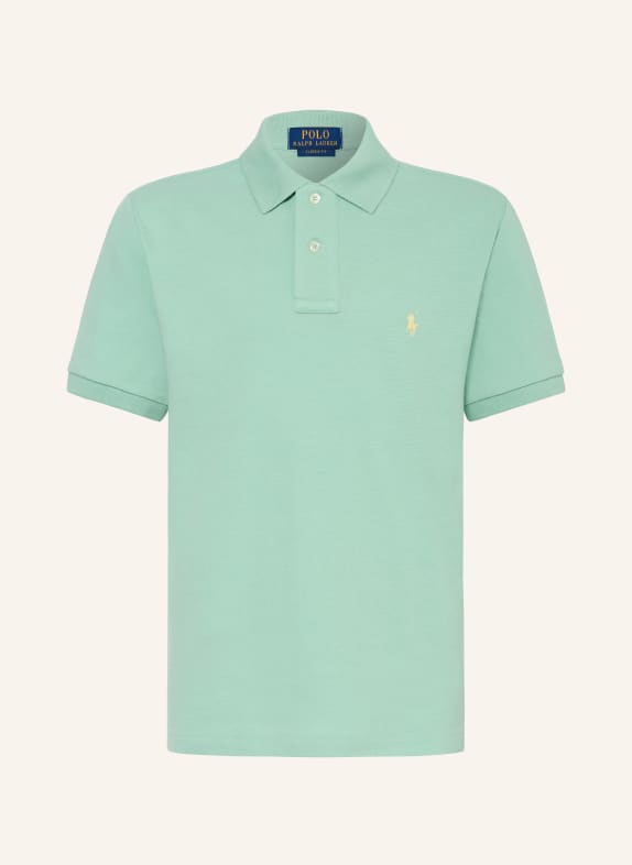 POLO RALPH LAUREN Koszulka polo z pikowanym wzorem MIĘTOWY