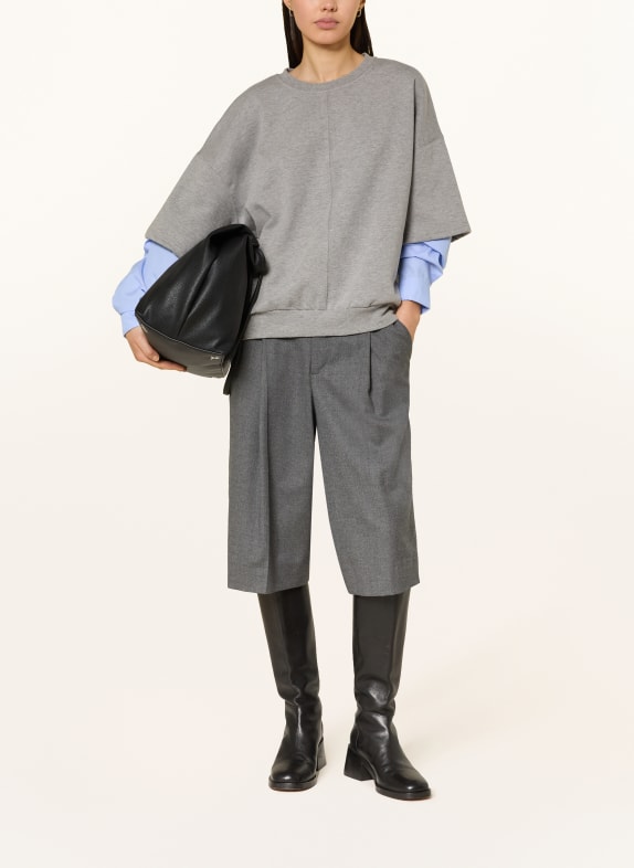 ICHI Sweatshirt IHOLINNE in verschillende materialen GRIJS / LICHTBLAUW / WIT
