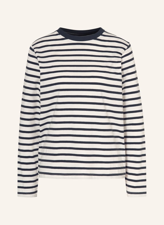 ICHI Longsleeve IHMIRA CREME / DUNKELBLAU