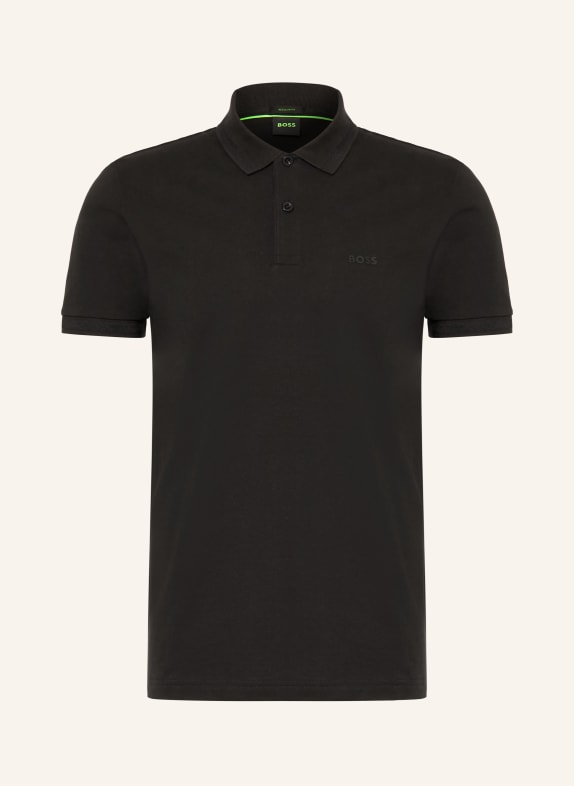 BOSS Piqué-Poloshirt PIO SCHWARZ