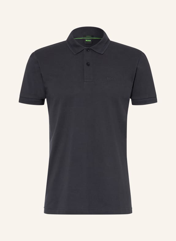 BOSS Piqué polokošile PIO TMAVĚ MODRÁ