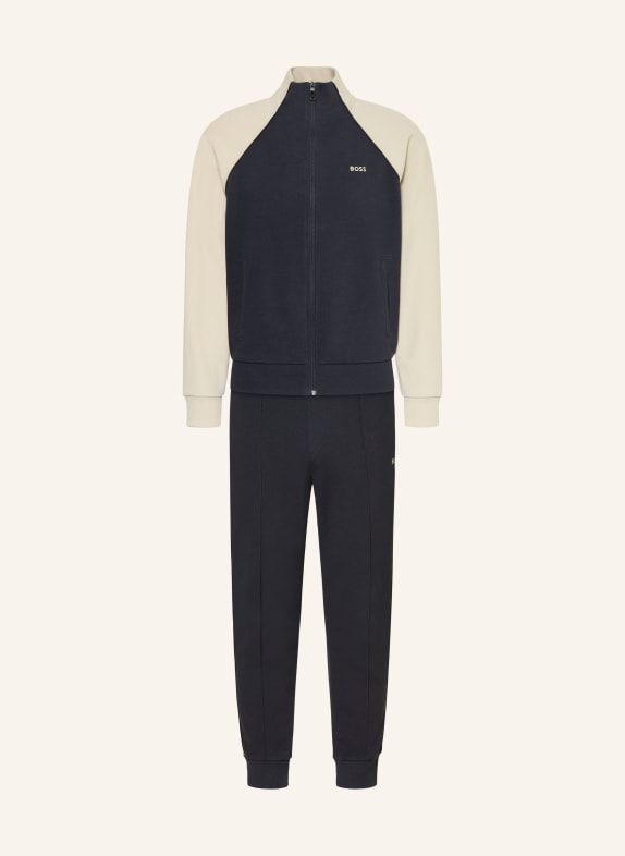 BOSS Trainingsanzug JOIN DUNKELBLAU / BEIGE