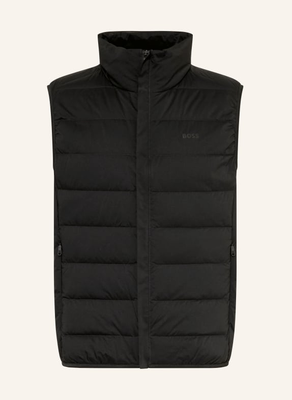 BOSS Peříčková vesta RIPLITE ČERNÁ