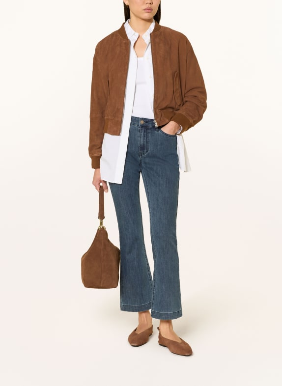 ELENA MIRO Flared jeans 034 BLUE SCURO