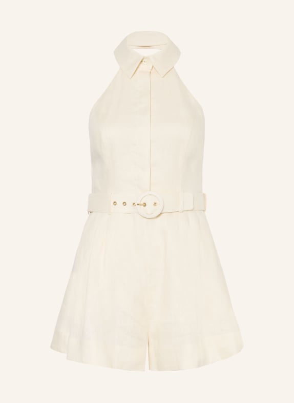 ZIMMERMANN Lniany kombinezon AWAKEN JASNOŻÓŁTY