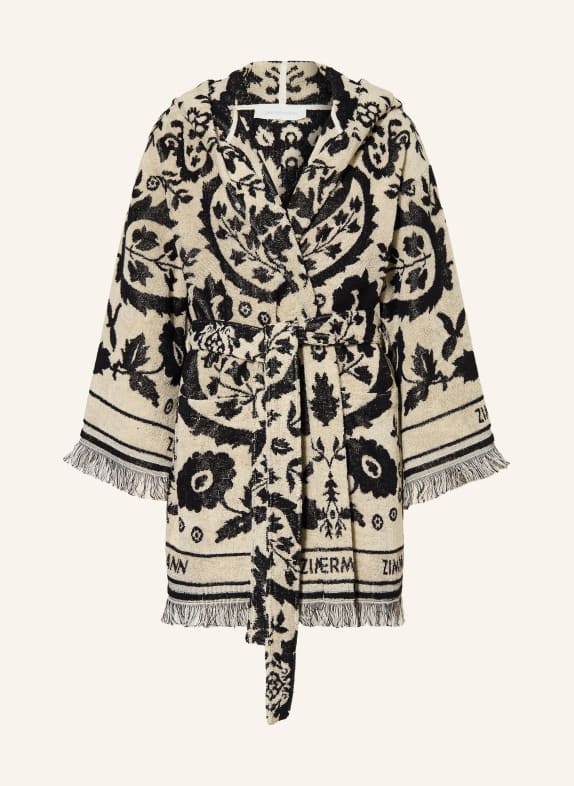 ZIMMERMANN Cape WANDERLUST CREME / SCHWARZ
