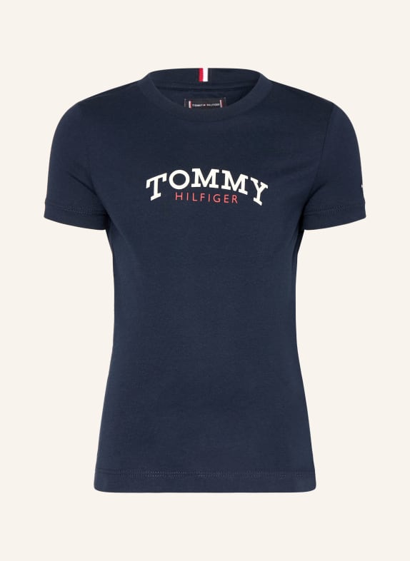 TOMMY HILFIGER T-Shirt DUNKELBLAU / ROT / WEISS