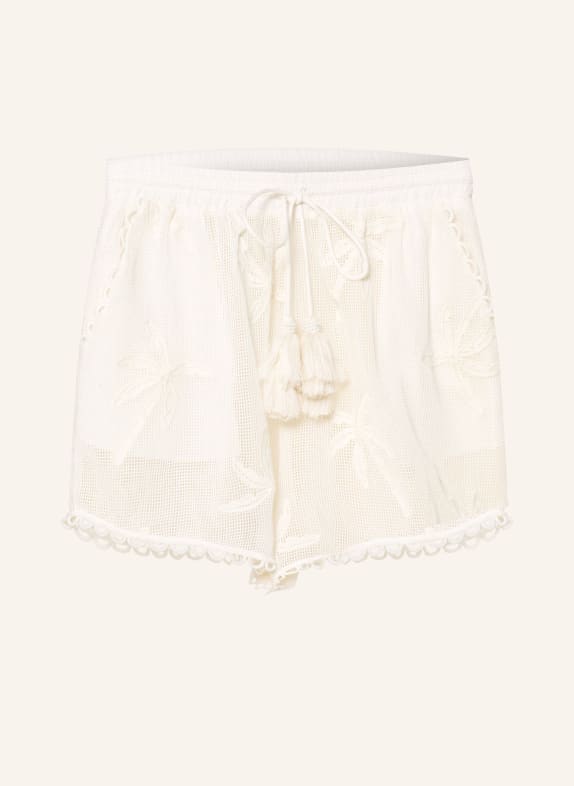 FARM RIO Shorts WHITE PALM CREME