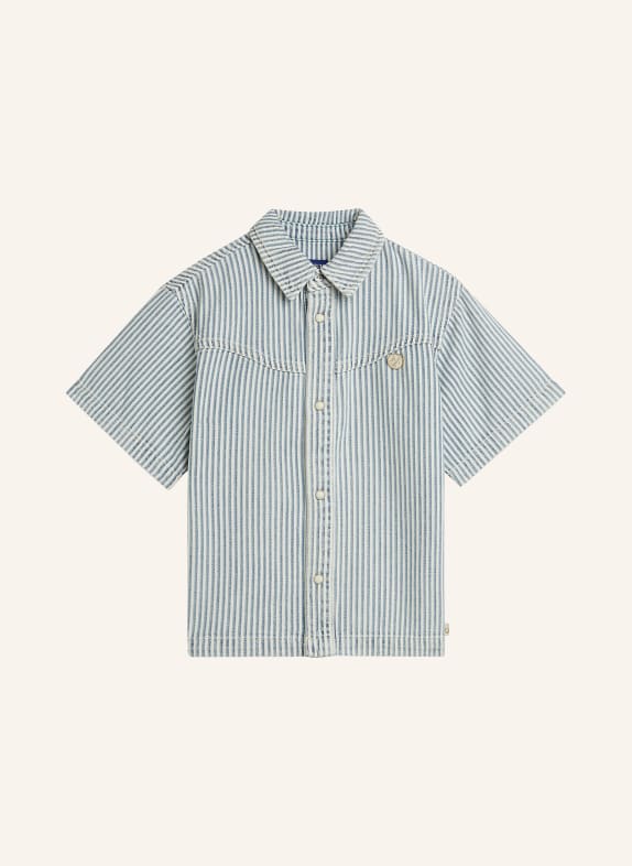 SCOTCH & SODA Jeansbluse HELLBLAU / ECRU