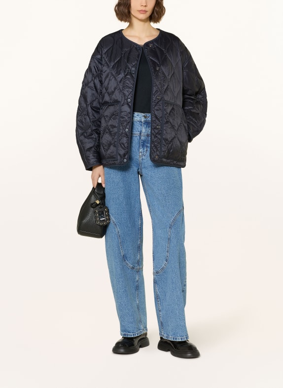 Fay quilted jacket DARK BLUE