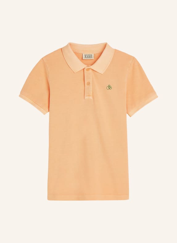 SCOTCH & SODA Piqué-Poloshirt HELLORANGE