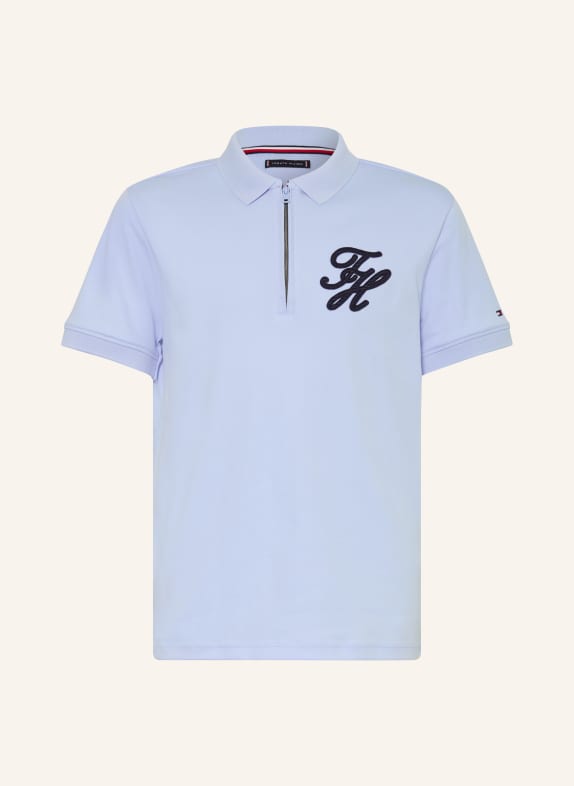 TOMMY HILFIGER Jersey-Poloshirt HELLBLAU