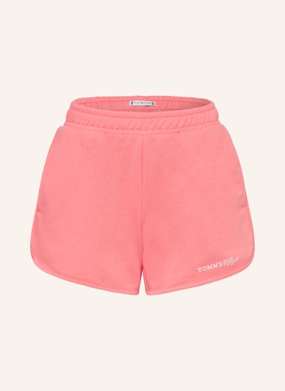 TOMMY HILFIGER szorty dresowe JASNOCZERWONY