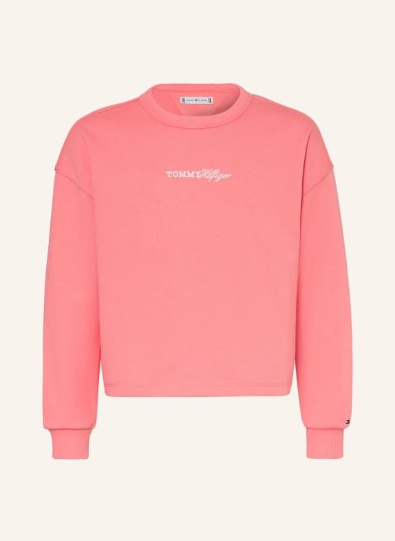 TOMMY HILFIGER bluza JASNOCZERWONY